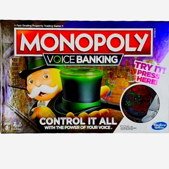 Hasbro Other - Monopoly Voice Banking Board Game Complete